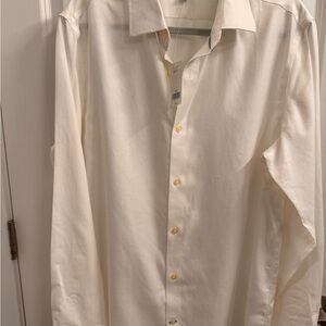 Banana Republic Cream Dress Shirt